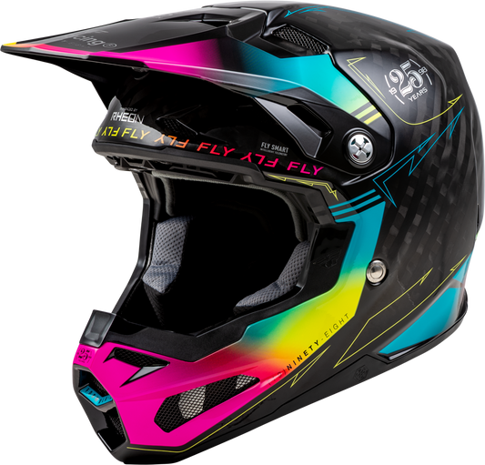 Formula S Carbon Legacy Helmet Black/Electric Blu/Fuschia Xs
