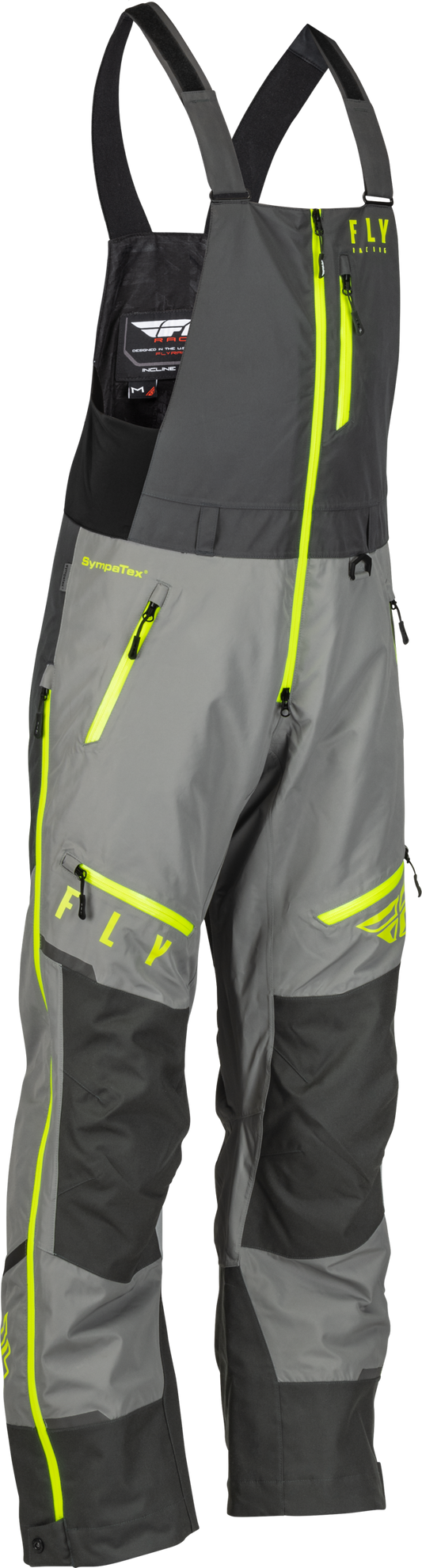 Incline Bib Black/Grey/Hi Vis Md
