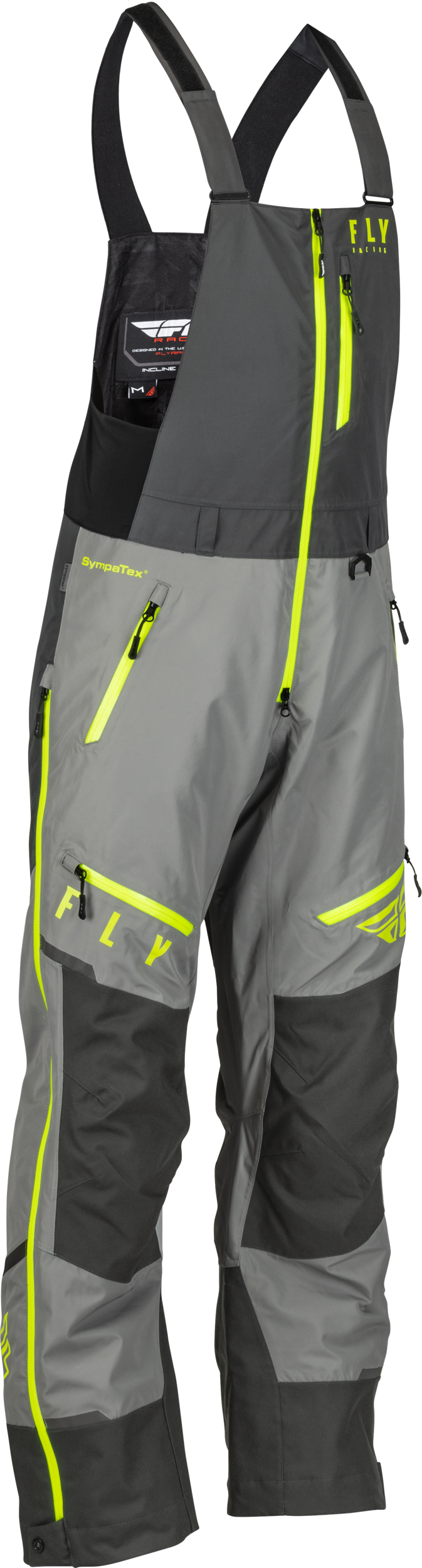 Incline Bib Black/Grey/Hi Vis 2x