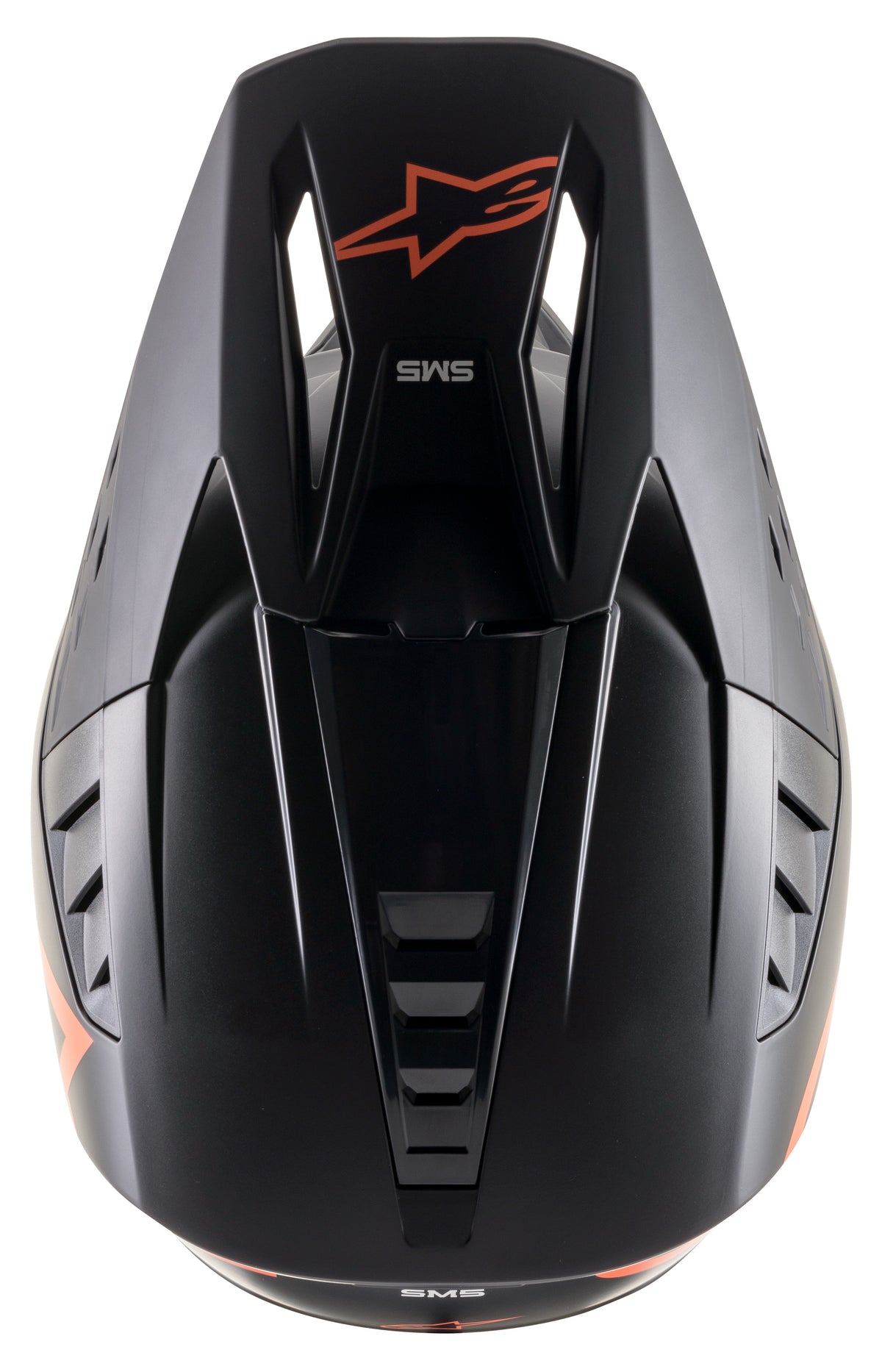 S M5 Compass Helmet Matte Black/Orange Fluo 2x
