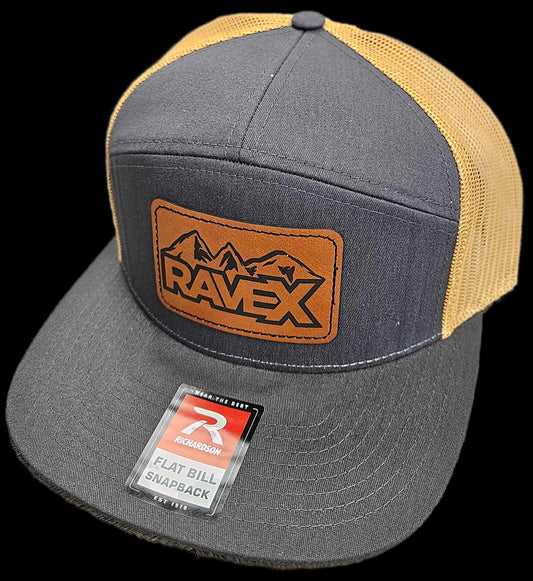 Rave X Hat 7 Panel Peaks Almond/ Gray