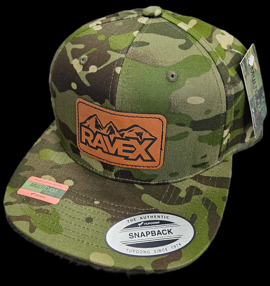 Rave X Hat Peaks Flat Brim Camo