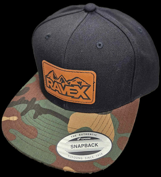 Rave X Hat Peaks Camo Black