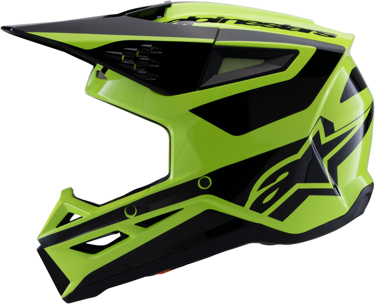 Sm3 Heat Helmet Yellow Fluo/Black Glossy Xl