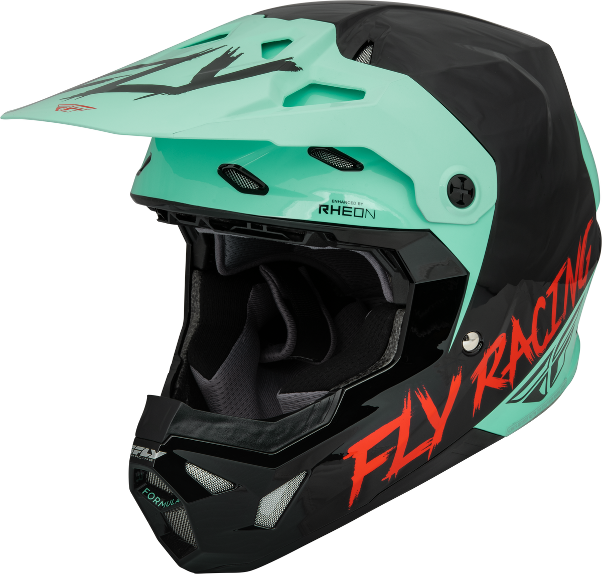 Formula Cp S.E. Rave Helmet Black/Mint/Red Lg