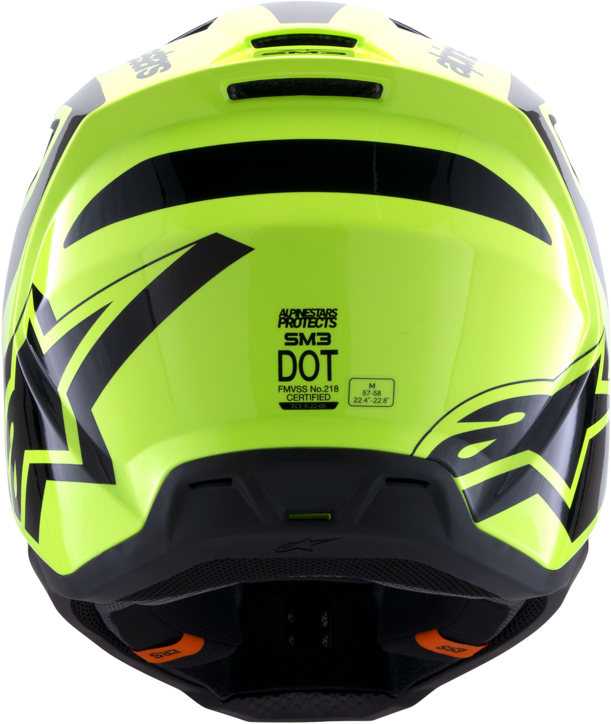 Sm3 Heat Helmet Yellow Fluo/Black Glossy Xl