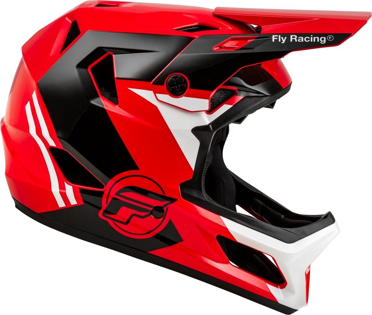 Youth Rayce Bicycle Helmet Red/Black/White Ys