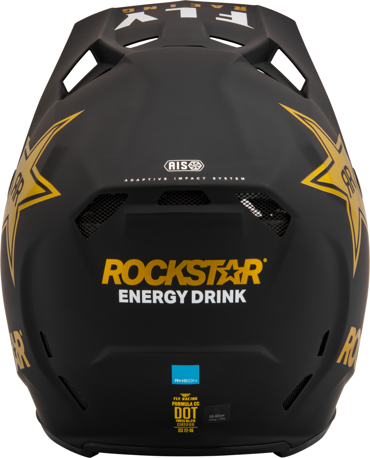 Formula Cc Rockstar Helmet Matte Black/Gold Xs