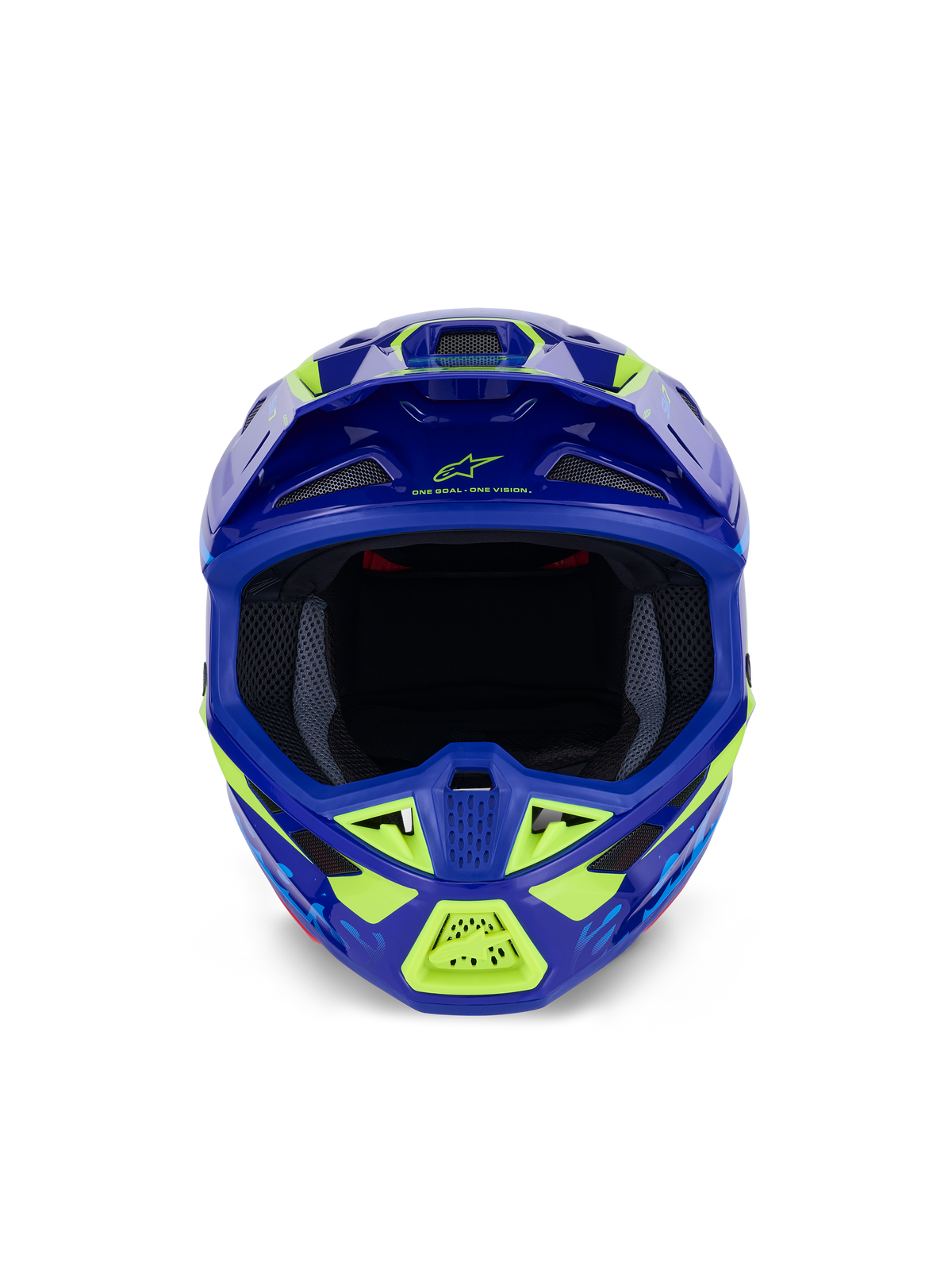 Sm7 Deed Helmet Blue/Ylw Fluo Glossy Sm