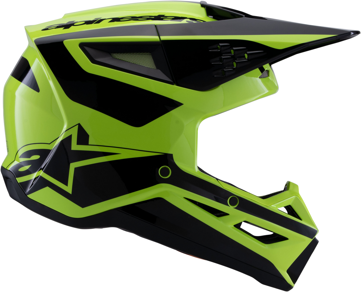 Sm3 Heat Helmet Yellow Fluo/Black Glossy Xl