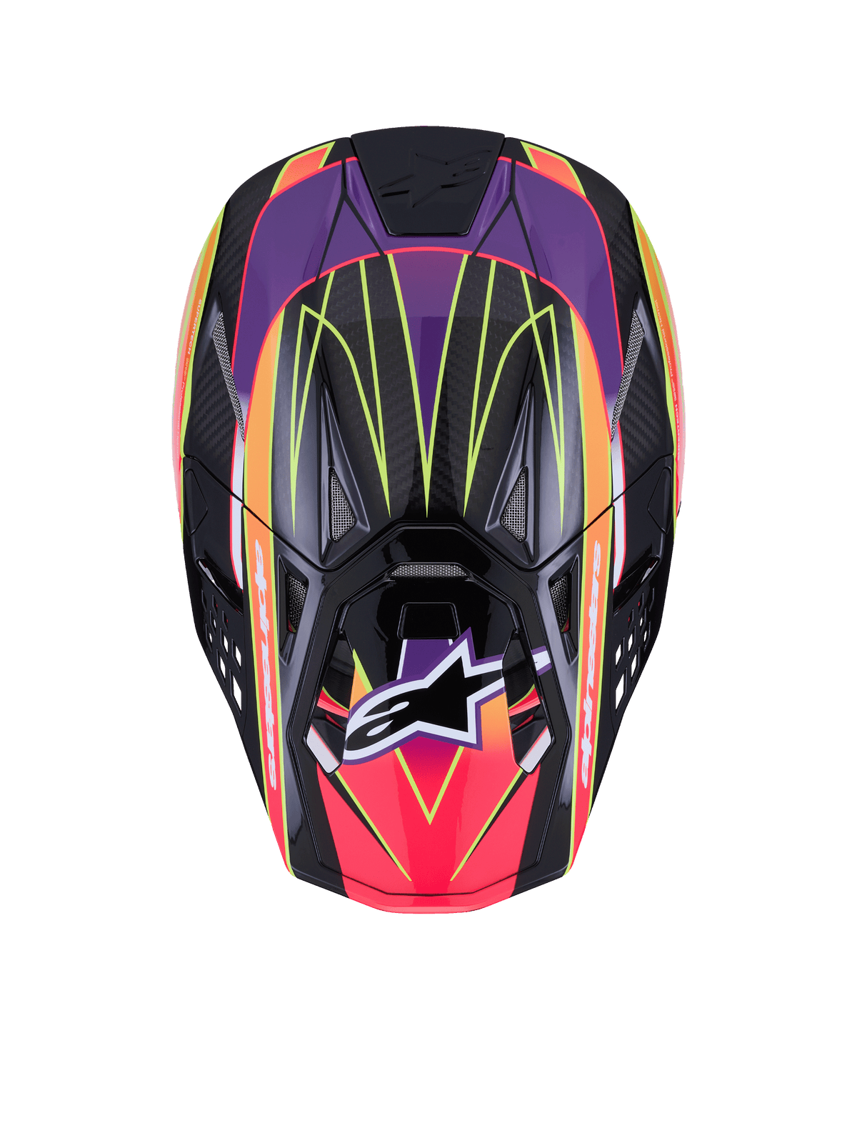 Supertech S M10 Era Helmet Pnk/Violet/Ylw Fluo Glossy Sm