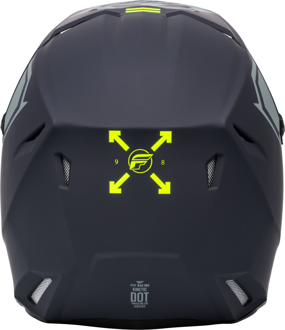 Youth Kinetic Menace Helmet Matte Grey/Hi Vis Ys