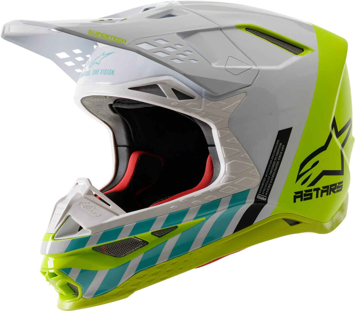 Sm8 Anaheim 2020 Le Helmet Xs Wht/Yllw Fluo/Turq Mg Xs