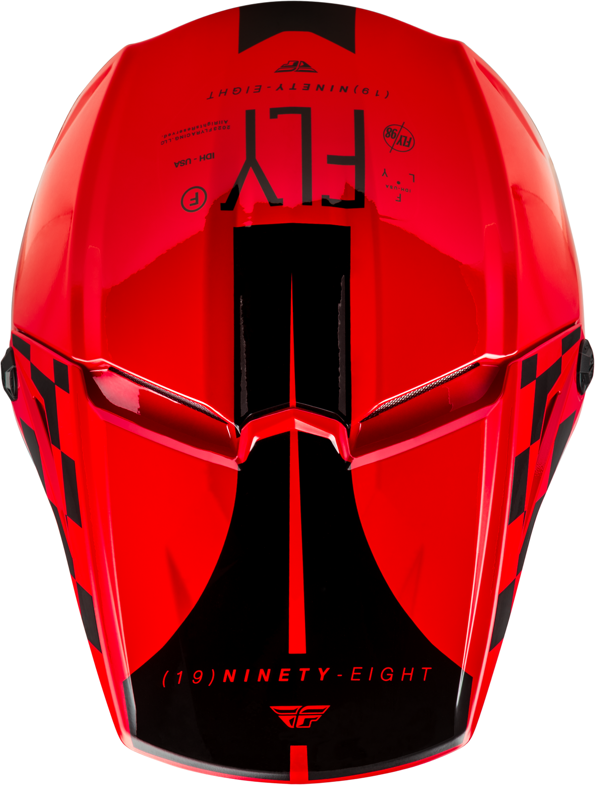 Kinetic Lite Rival Helmet Gloss Red/Black Md