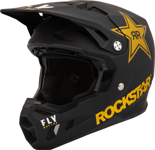 Formula Cc Rockstar Helmet Matte Black/Gold Md