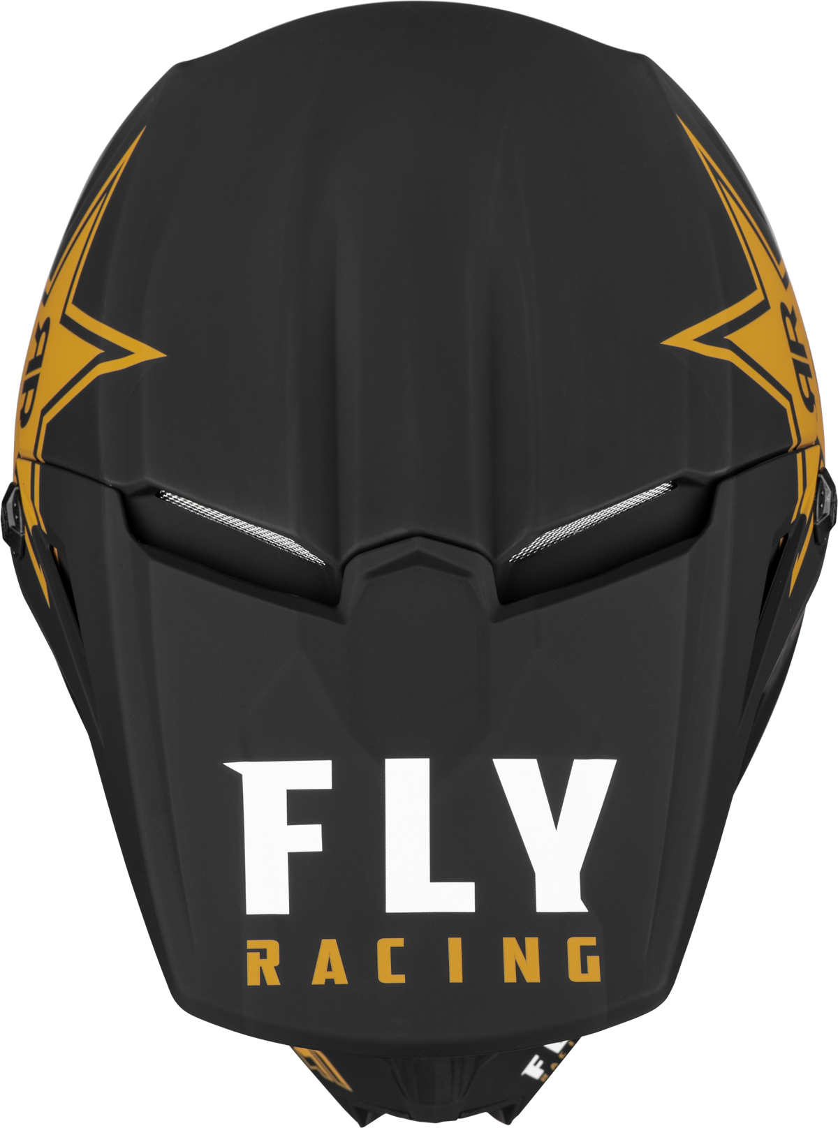 Kinetic Rockstar Helmet Matte Black/Gold Lg