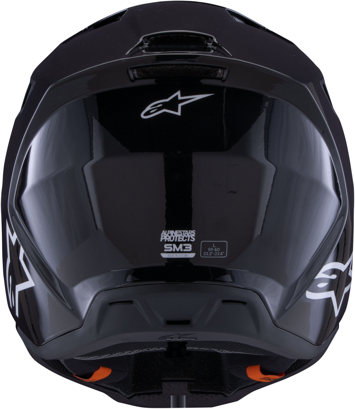Sm3 Solid Helmet Black Glossy Sm