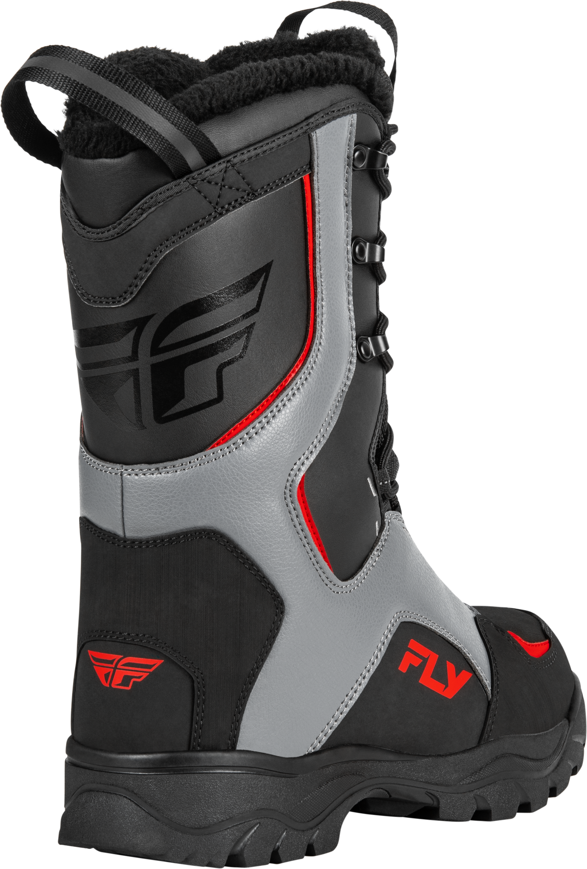 Marker Laced Boot Black/Red 11