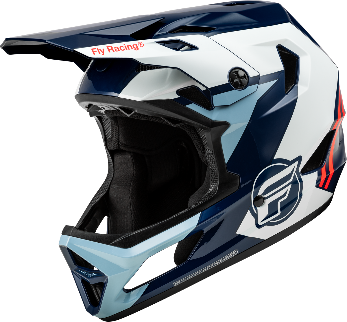 Youth Rayce Bicycle Helmet Red/White/Blue Ys
