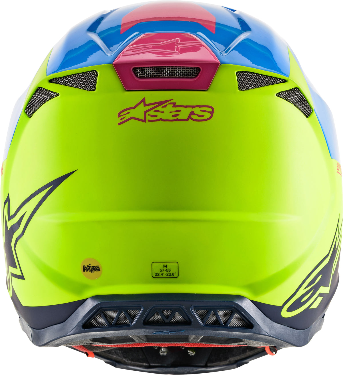 S.Tech S M8 Radium Helmet Aqua/Yellow Fluo/Navy Md