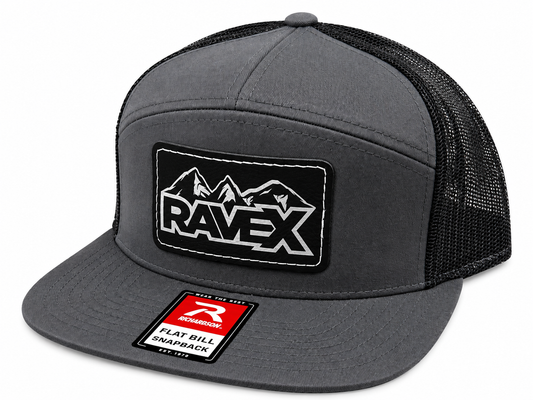 Rave X Hat 7 Panel Charcoal