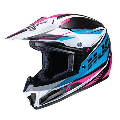 HJC youth CL-XY Drift Helmet pink and blue