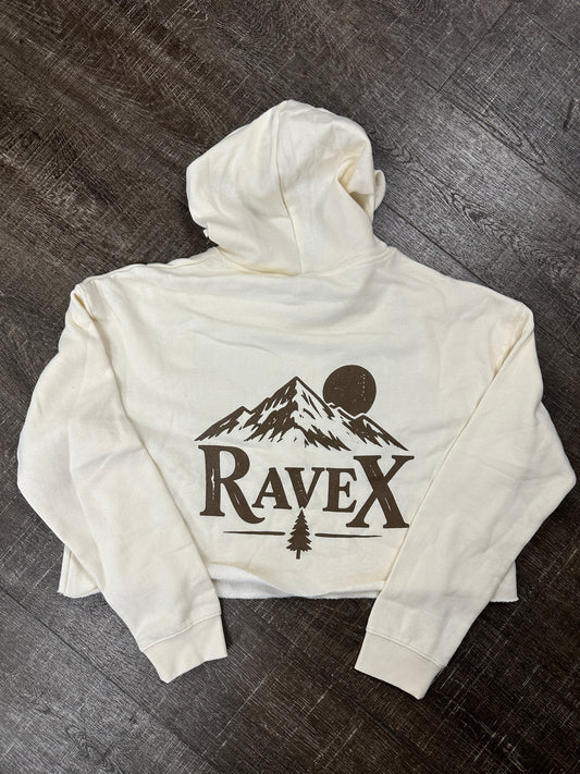 Rave X Womens Moonlight Crop Hoody