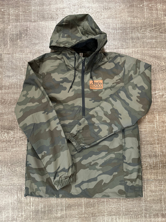 Rave X Waterproof Anorak Jacket Camo