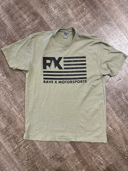 Rave X RX Flag Tee