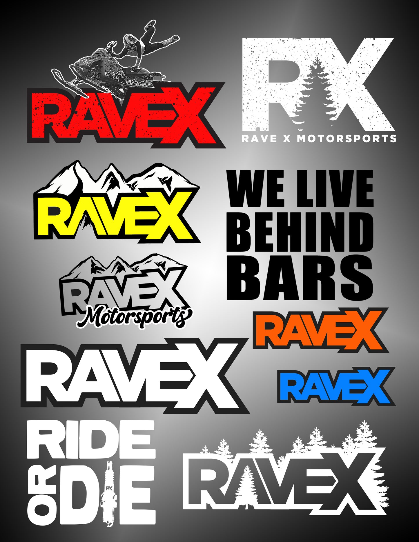 Rave X Sticker Sheet 3