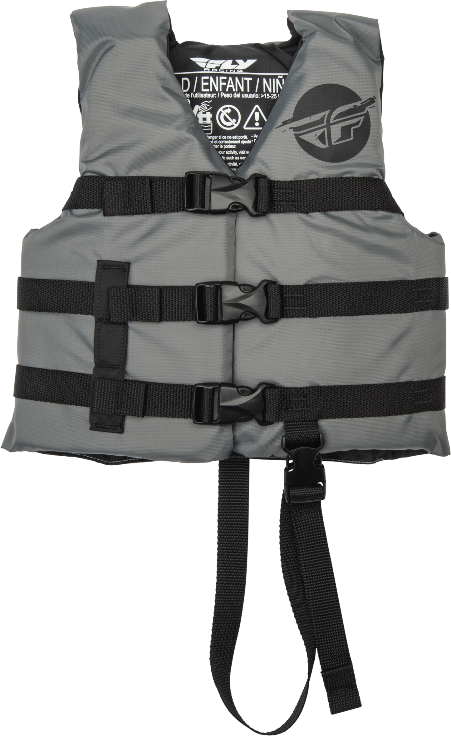 Child Flotation Vest Grey/black
