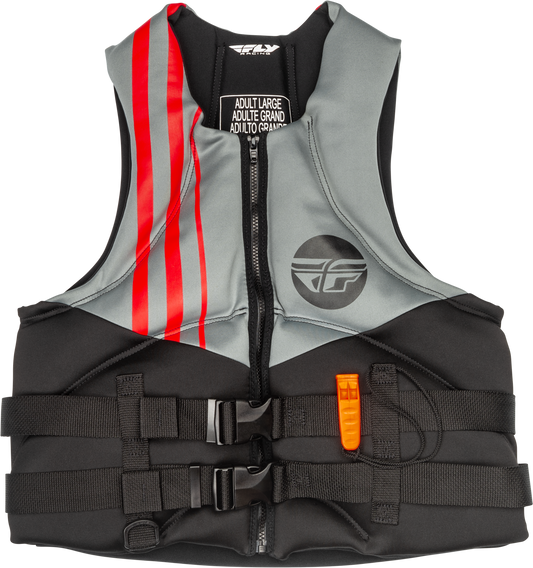 Neoprene Flotation Vest Teal/grey/orange Xs