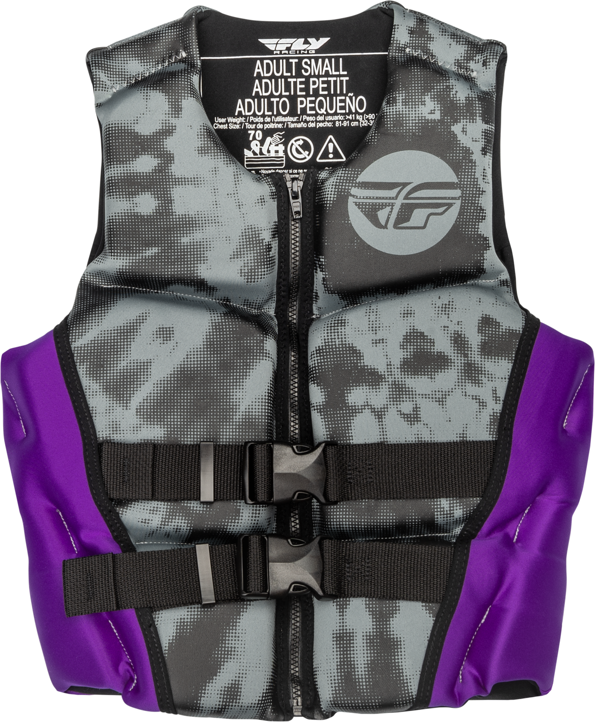 Wmn's Neoprene Flotation Vest Neon Pink/white/black Xs