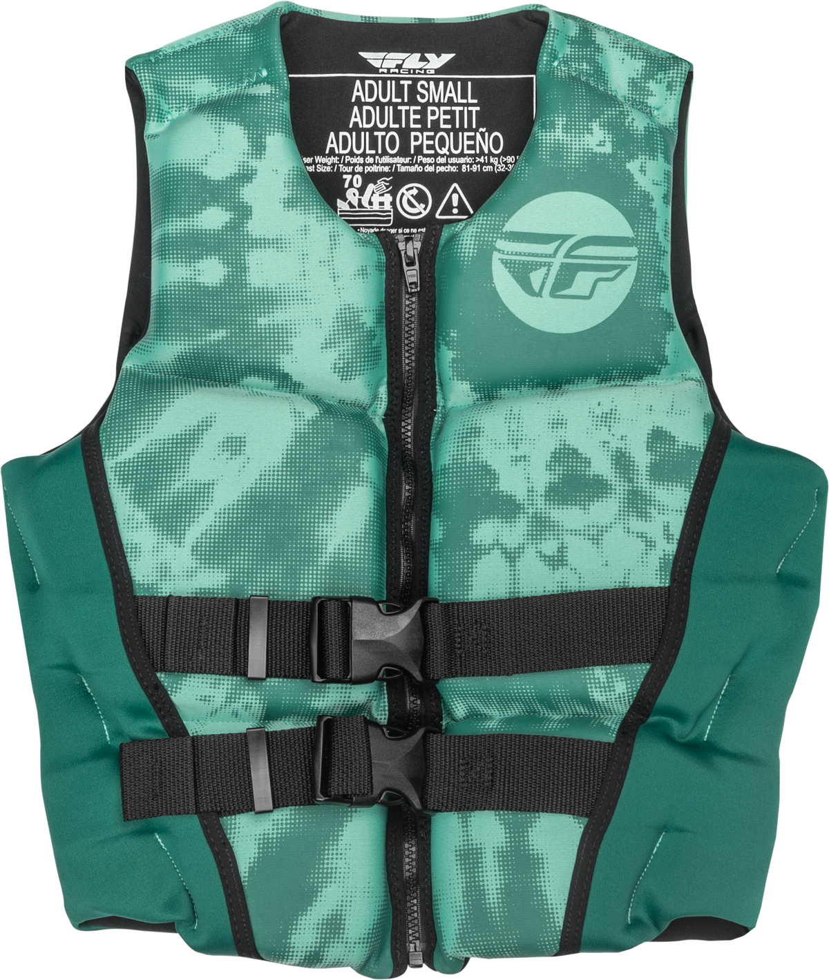 Wmn's Neoprene Flotation Vest Neon Pink/white/black Xs