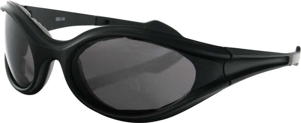 Bobster Foamerz Sunglasses Black W/amber Lens