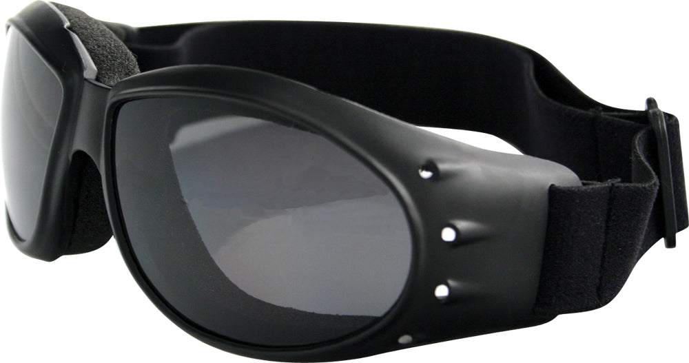 Bobster Cruiser Sunglasses Black W/smoke Reflective Lens