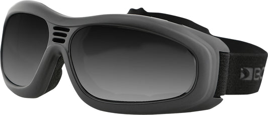 Bobster Touring Ii Sunglasses Black W/clear Lens