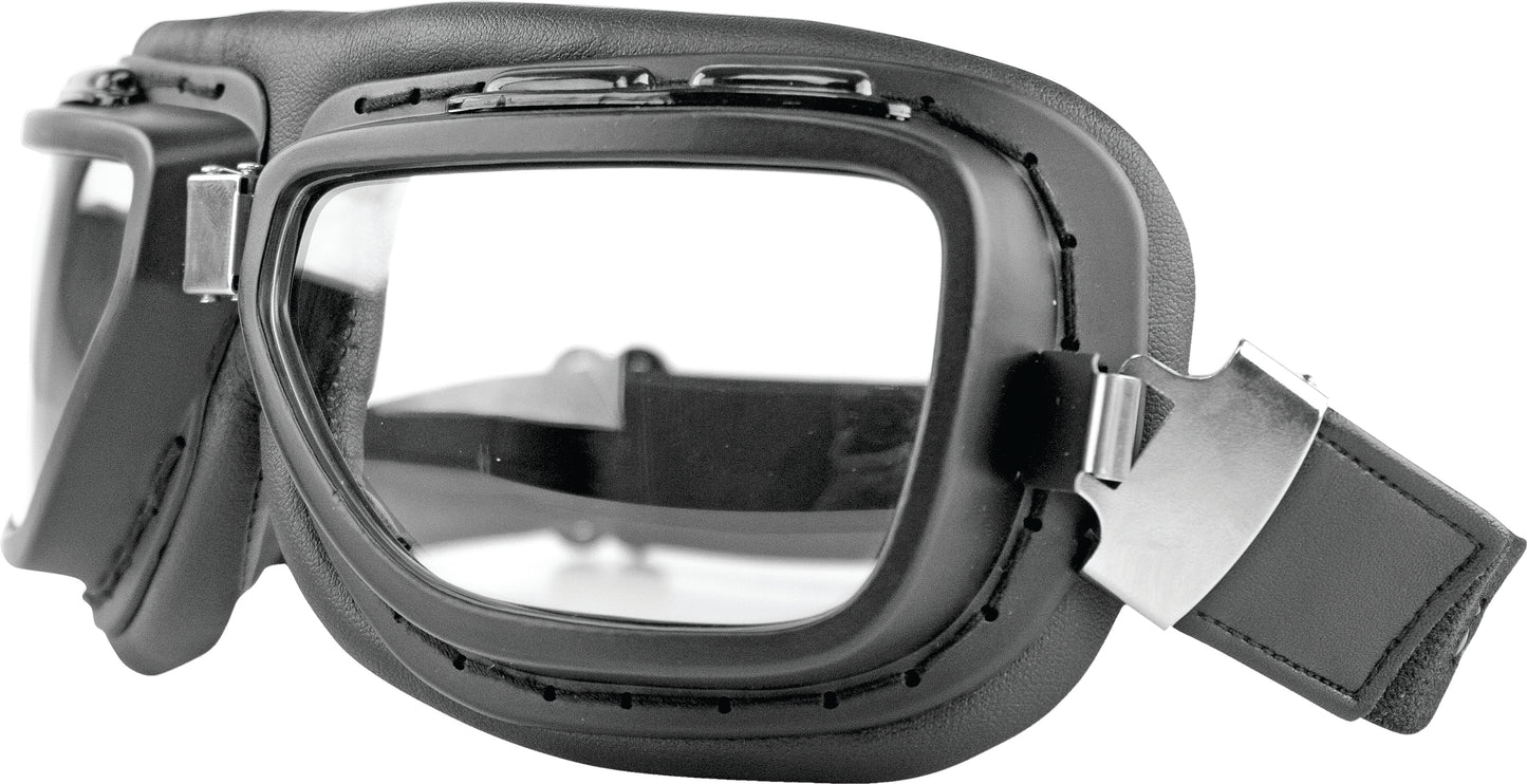 Bobster Pilot Goggles Matte Black W/interchangeable Lenses