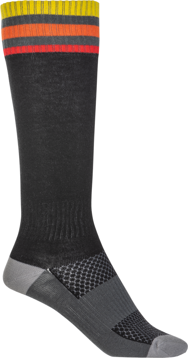Mx Socks Thin Yellow Sm/md
