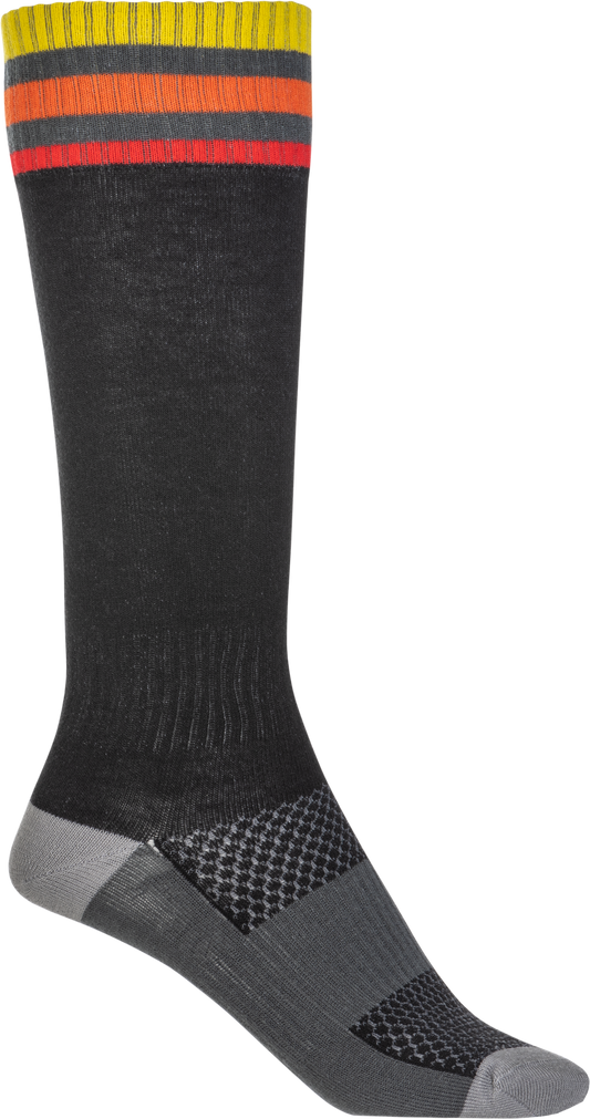 Youth Mx Socks Thin Yellow