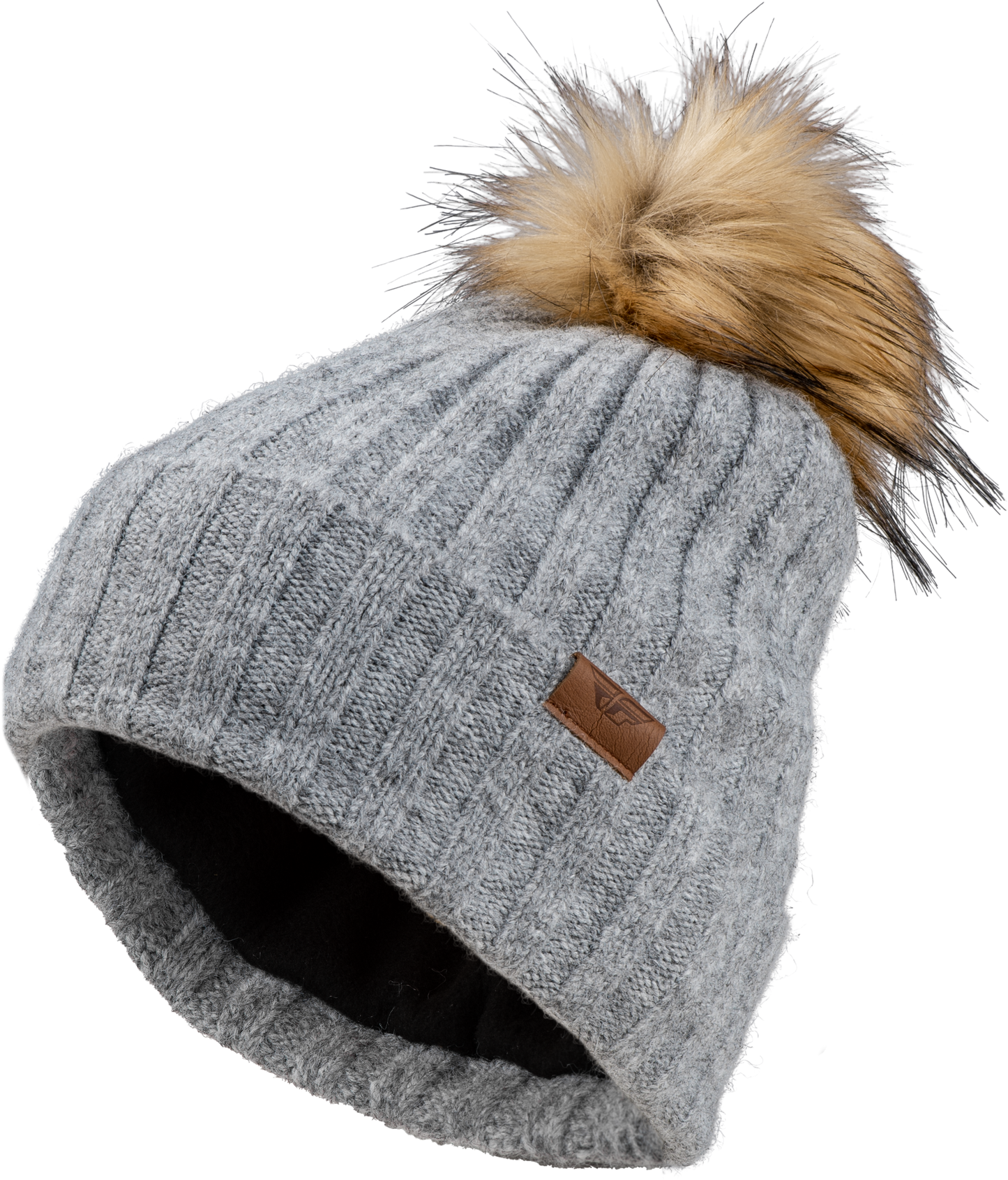 Fly Women's Snow Pom Beanie Beige