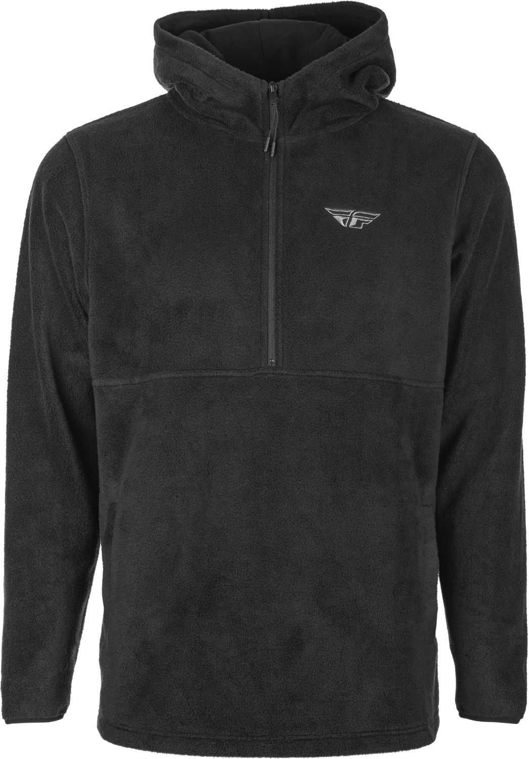 Fly Half Zip Pullover Hoodie Red Plaid Xl