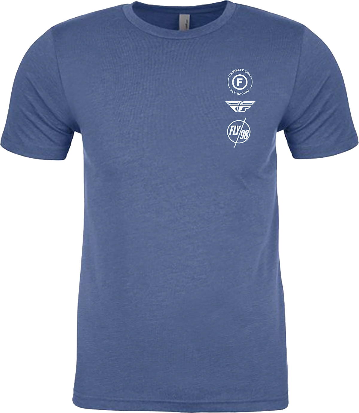 Fly Atom Tee Cool Blue Heather Xl
