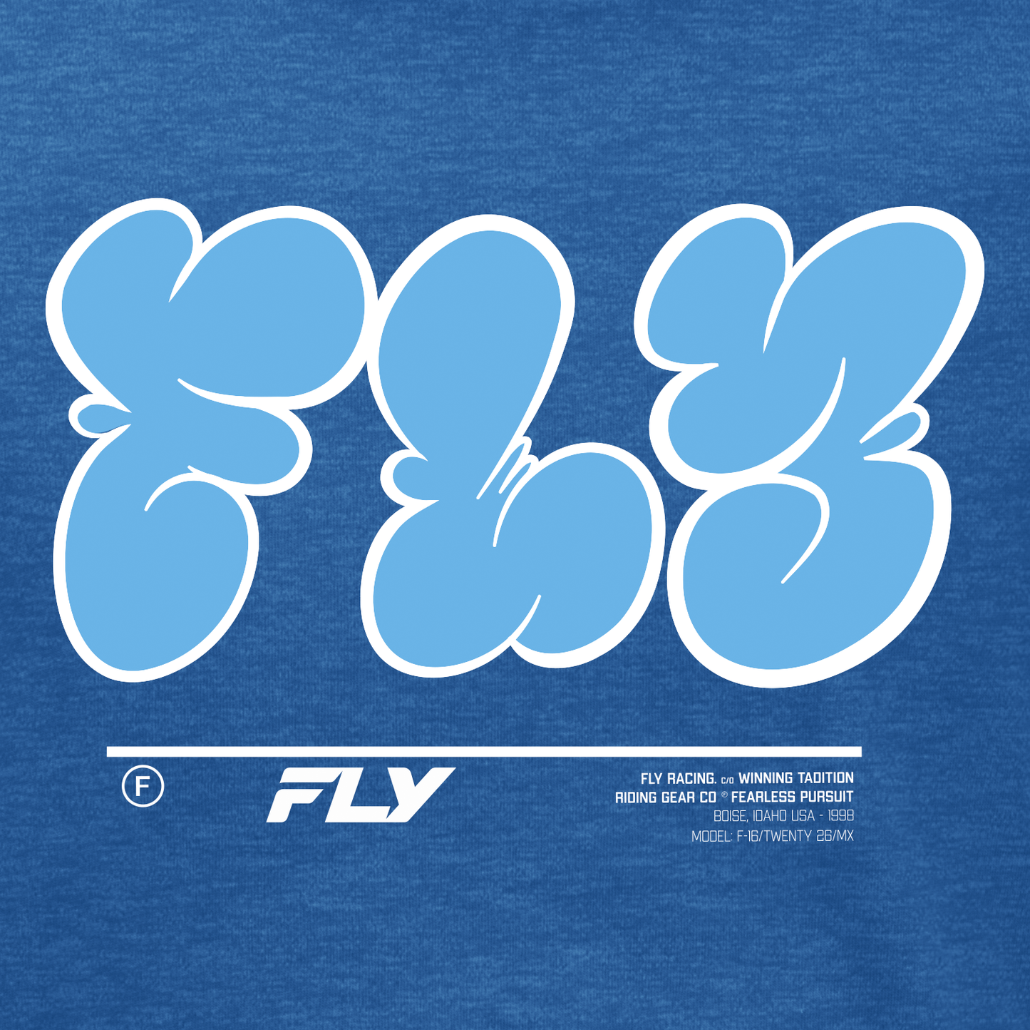 Youth Fly Graffiti Tee Red Ys