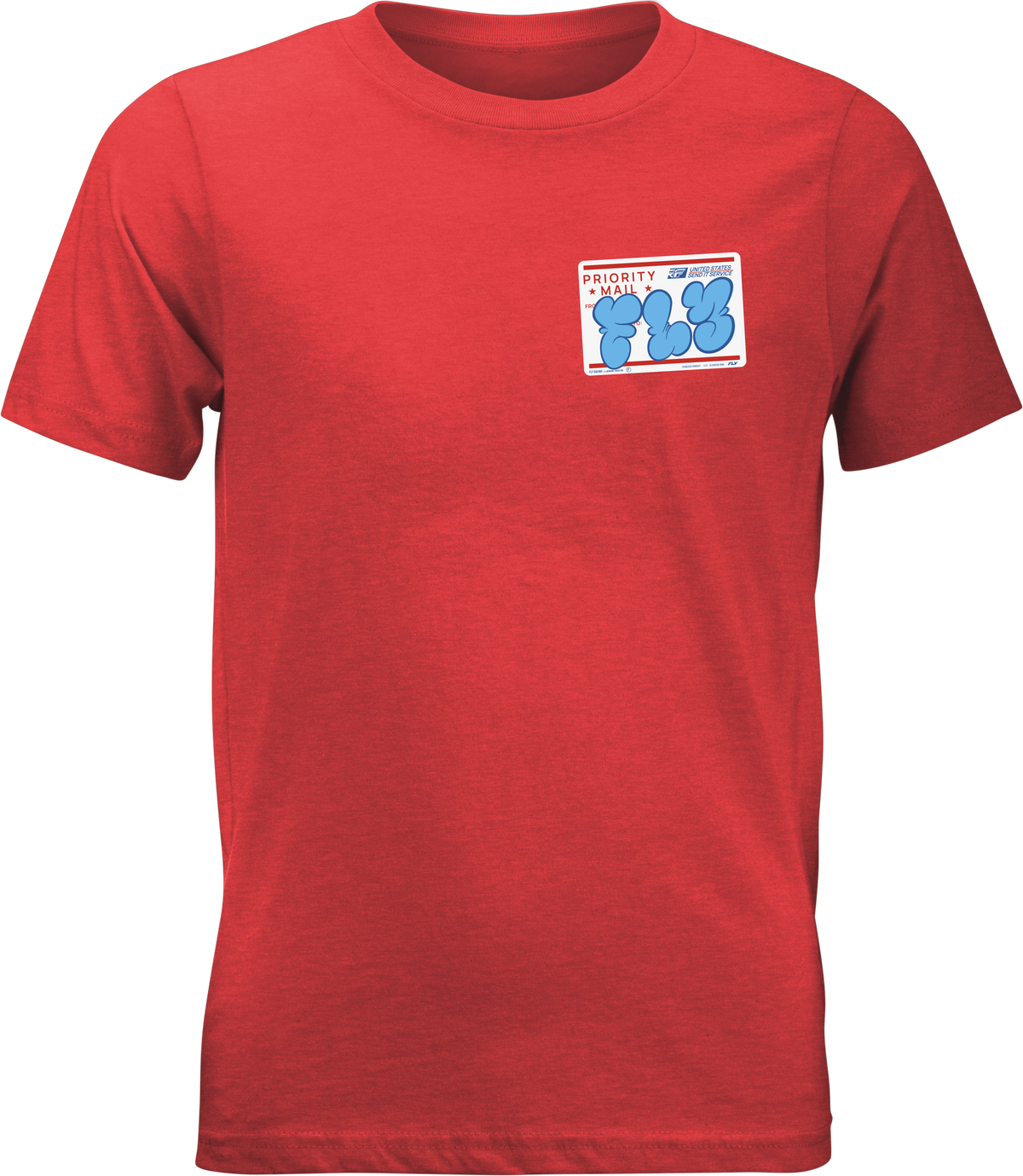 Youth Fly Graffiti Tee Red Ys