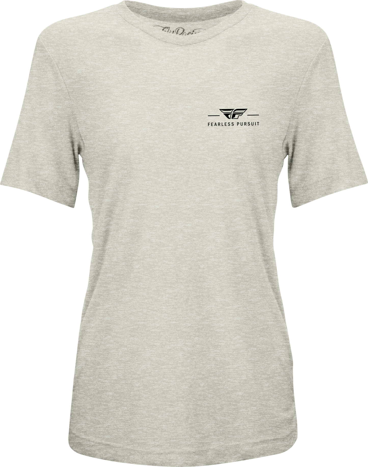 Women's Fly Motto Tee Cream Xl