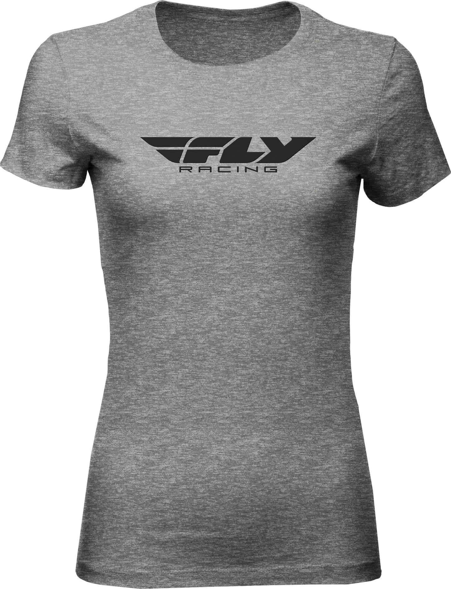 Women's Fly Corporate Tee Dark Grey Heather Xl