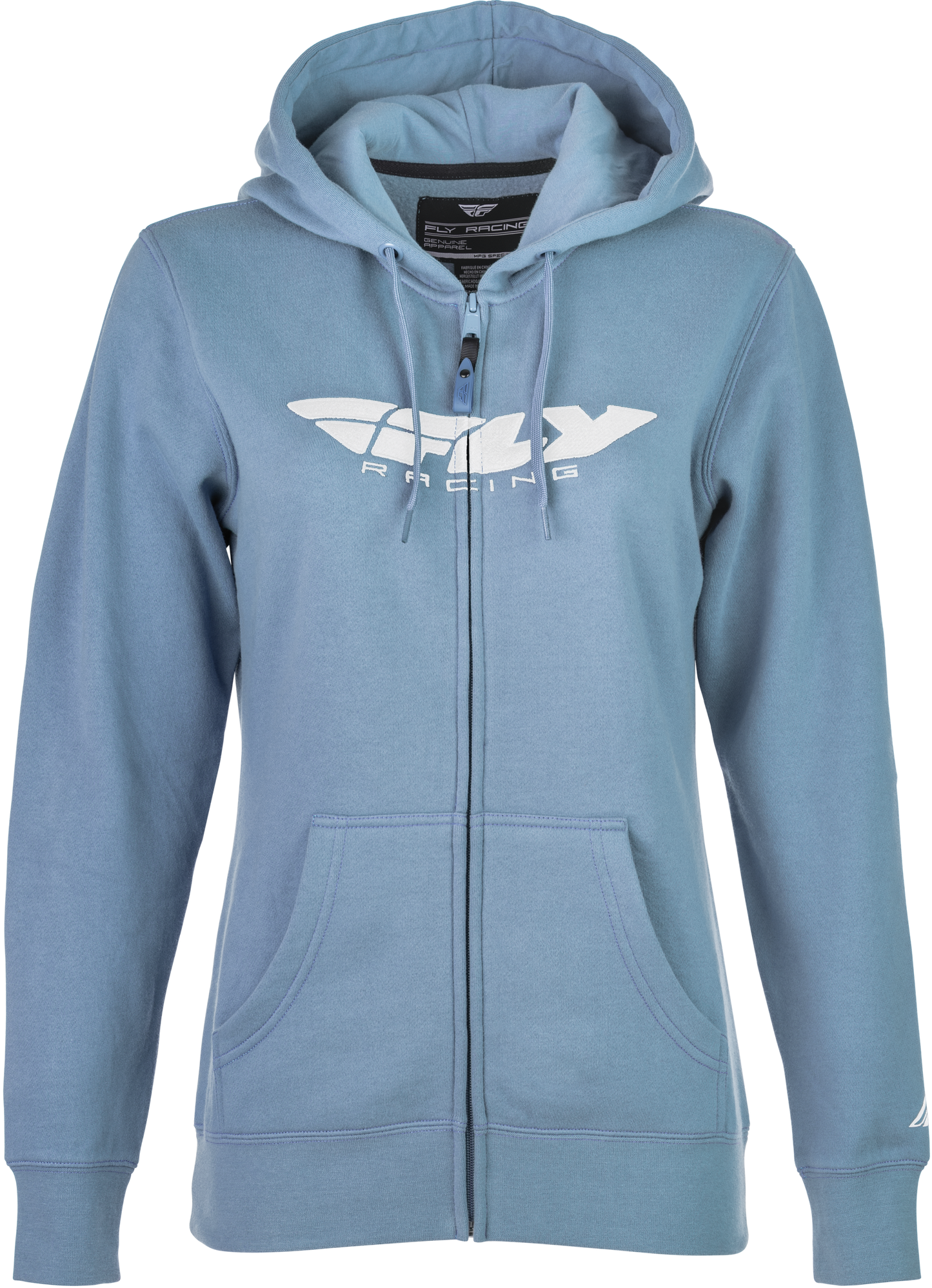 Women's Fly Corporate Zip Up Light Blue Xl