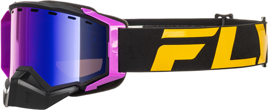 Zone Elite Sn Goggle Bl/lt Gry W/dark Blue Mir/plrzd Amb Lens