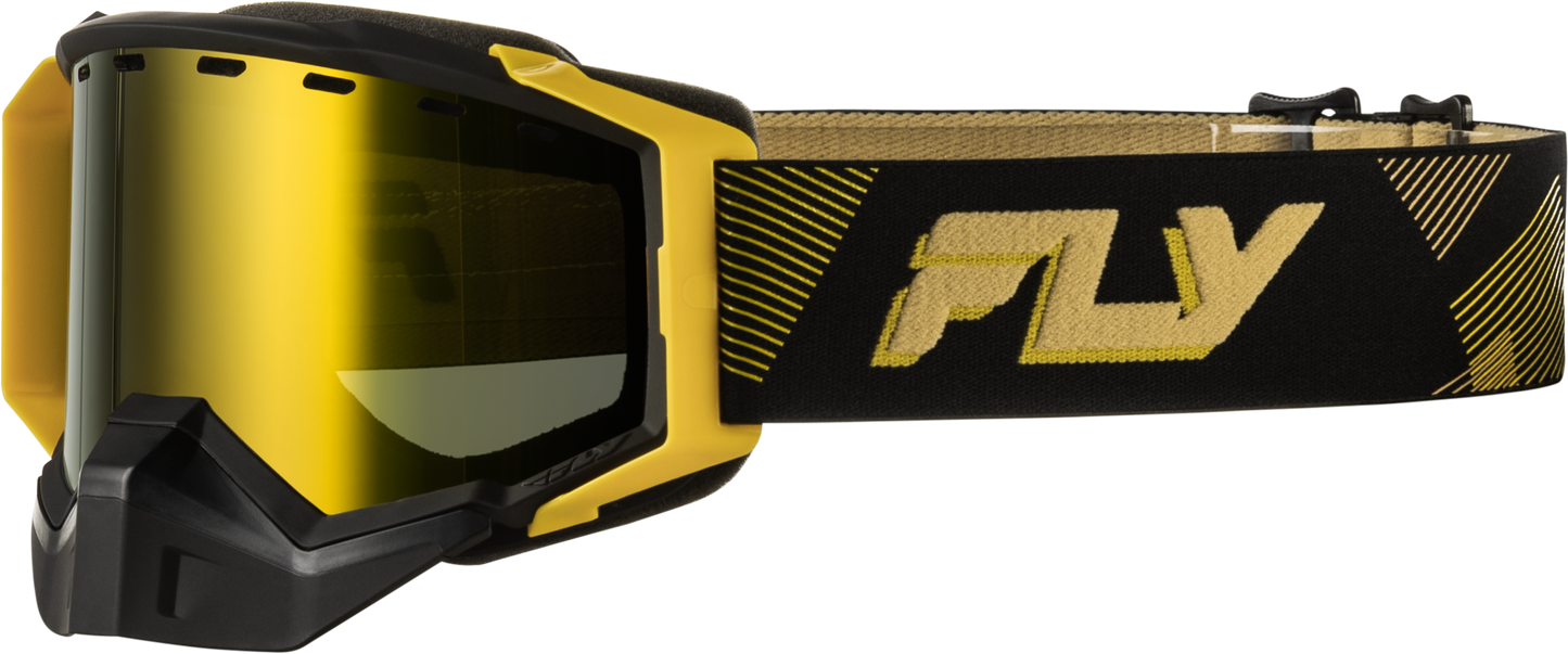 Zone Elite Sn Goggle Bl/lt Gry W/dark Blue Mir/plrzd Amb Lens